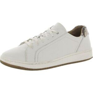 Aetrex Womens Blake White Leather Casual Comfort Sneakers